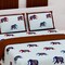 100% Cotton Sheets Elephant Printed Premium Bedsheet Soft 3-piece Fitted Sheet with Breathable Pillowcases Deep Pockets 150 Thread Count (king Queen Twin)